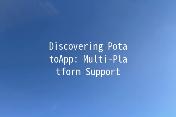 Discovering PotatoApp: Multi-Platform Support 🌍✨