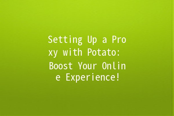 Setting Up a Proxy with Potato: Boost Your Online Experience! 🥔✨