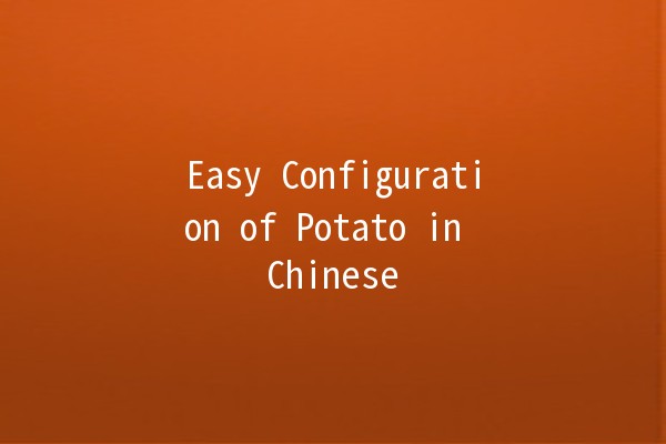 Easy Configuration of Potato in Chinese 🍟🇨🇳