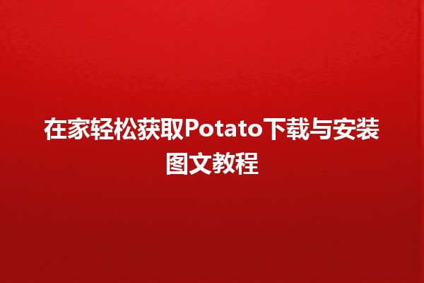 在家轻松获取🌟Potato下载与安装图文教程