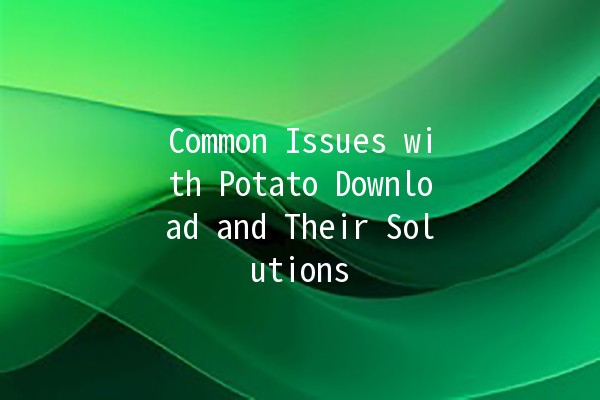 Common Issues with Potato Download and Their Solutions 🚀🥔