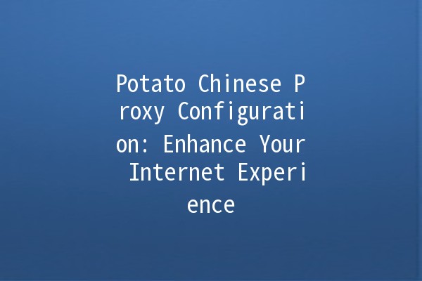 Potato Chinese Proxy Configuration: Enhance Your Internet Experience 🥔🌐