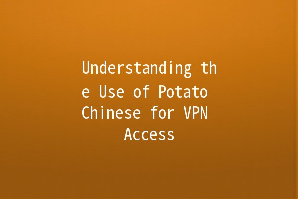 Understanding the Use of Potato Chinese for VPN Access 🌐🥔