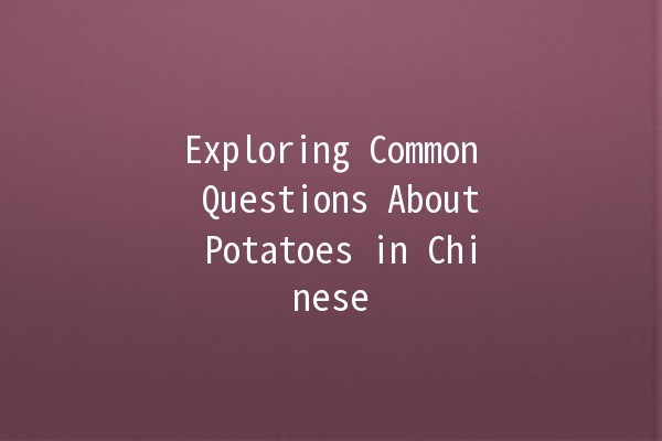 Exploring Common Questions About Potatoes in Chinese 🥔✨