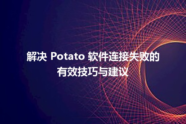 🔧 解决 Potato 软件连接失败的有效技巧与建议 🚀