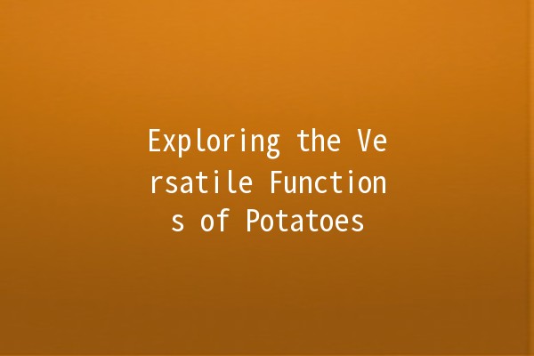 Exploring the Versatile Functions of Potatoes 🥔✨